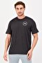 Men Loose Fit Short Sleeve Training T-Shirt, Heather Brown