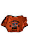 Cat Dog Clothing Orange Printed Sweatshirt Cardigan Coat
