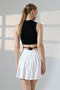 Pleated Tennis Skirt/Sports Skirt with Inner Leggings - 8