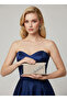 Beige Luxury Suede Crystal Stone Metal Case Stone Handle Evening Dress Bag Wedding Engagement Graduation