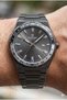 Black Men's Wristwatch – 42 mm Steel Case, Mineral Glass, 5 Atm - 3