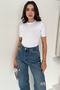 Women's Stone-Detail Short Sleeve T-shirt – Beige Spark - 3