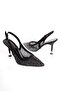 Stone Evening Shoes Transparent Vip Series 9 cm Heel Height