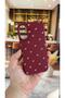 iPhone 16 Plus Compatible White Bow Patterned Silicone Shock-Absorbing Classic Protective Rubber Case