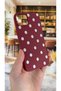 iPhone 13 Compatible White Daisy Patterned Silicone Shock-Absorbing Classic Protective Rubber Case - 4