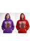Unisex 100% Cotton Brand Printed Hooded Sweatshirt - 2