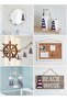 4 Pieces Felt Motif Lighthouse, 10X5 cm Felt Ornament, Felt Emblem, Decoration - 3