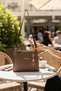 Dona Leather Five-Compartment Long Strap Women's Shoulder and Hand Bag with Stylish Accessory Detail - 2