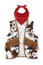 Adult Cowboy Vest and Scarf - 2