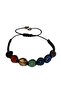 7 Chakra Natural Stone Bracelet |   Adjustable Macrame Energy & Balance Bracelet - 4
