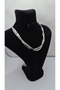 Stainless Steel Silver Color Italian Model Waterway Zircon Stone Necklace - 4