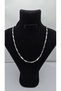 Stainless Steel Silver Color Melon Unisex Model Necklace - 2