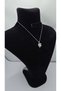 Stainless Steel Silver Color Leaf Themed Zircon Stone Necklace - 4