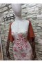 Ariane Chiffon Short-Sleeved Shawl Tile Color - 4