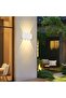 2 Pieces Honeycomb LED Wall Light | Decorative Up & Down Wall Sconce | Indoor & Outdoor Wall Lamp | - 8