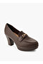 Women Slip On Block Heels