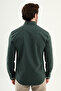 Patterned Slim Fit Pocket Detailed Long Sleeve Men's Shirt Khaki - 27080.25Y - 4