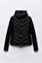 New Season Black Inflatable Women's Leather Jacket - 4