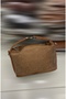 High Quality Suede Chain Strap Medium Size Women's Hand and Shoulder Bag with Complete Stone Decoration