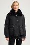 معطف بياقة مزدوجة متعدد الطبقات