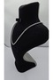 Stainless Steel Silver Color Unisex Twist Chain Necklace - 3