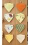 (8 Pcs) 100% Cotton Fabric Double Layer Snap Fastener Baby Drool Bib & Scarf - Mix - 2