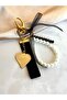 Heart Pearl Bag Charm - 2