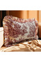 Double Ruffled Duvet Cover Set French Toile De Jouy Patterned 4 Piece - 4