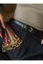 Kadın Basic 7'li Gold Toka Kemer Set - 4