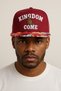 Kingdom Come Burgundy Colored Visor Adjustable Embroidered Men's Hat - 4