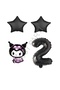 Best Kuromi Number Star Foil Balloon Set Age-2