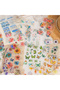 6 Sheets 60 Pieces Transparent Large Blue Flower Sticker Bullet Journal Scrapbook Laptop Agenda Planner - 6