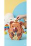 Metal Money Box with Lock for Kids Cute Capybara Design Children's Room Decorative Piggy Bank