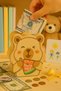 Metal Money Box with Lock for Kids Cute Capybara Design Children's Room Decorative Piggy Bank - 5