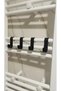 Towel Rack Hanger for Bathrobes, Towels, Clothes, Towel Rack for Shower Cabin, 4 Pieces, Black Color. - 3