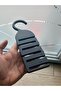 6-Compartment Modern Belt and Tie Rack - Closet Organizer - 2