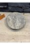 **Polyn Stone Natural Stone Silver Travertine Presentation Tray** - 3