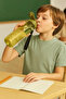 1 Liter - Leak-Proof Sippy Water Bottle for School, Workplace, Gym, Green - 2