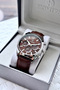 Men's Wristwatch with Leather Strap, All Functions Work, Comes with Box and Bracelet as Gift.Hmd2833 - 2