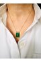 Agate Natural Stone Steel Chain Combination Necklace 45 cm - 2