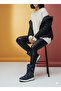 حذاء نسائي للثلج بسحاب مقاوم للماء بنمط ندفة الثلج باللون الأزرق الداكن - 2
