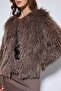 Brown Faux Fur Coat