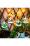 Hanging Glass Globe Candle Holders Set of 24 with Jute Twine & Wire for Tealights Decor, -20cm - 5