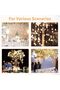 Hanging Glass Globe Candle Holders Set of 12 with Jute Twine & Wire for Tealights Decor, -8cm - 6