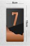 Bronze Black Plexiglass Vertical Hotel - Apartment Site -Apartment Hotel Office Door Number - Door Number 7 Seven - 2
