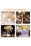 Hanging Glass Globe Candle Holders Set of 24 with Jute Twine & Wire for Tealights Decor, -20cm - 6