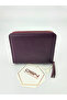 Purple&Mustard&Orange Faux Leather Wallet with Card Holder - 6