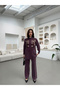 Women's Shirt with Bead Embroidery on the Front, Pants with Bead Embroidery, Set - 2