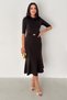 Women's Belted Midi Dress – Belted Elegance - 5