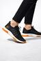 Men's Black Orange Sports Sneaker – Light Sole |   Casual Running Shoes - 2
